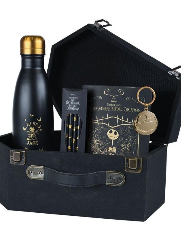 THE NIGHTMARE BEFORE CHRISTMAS - COFFIN PREMIUM GIFT SET (4x pencils, metal bottle,notebook, key ring)