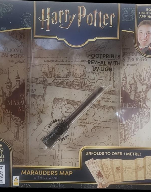 Harry Potter Marauders Map & Wand set