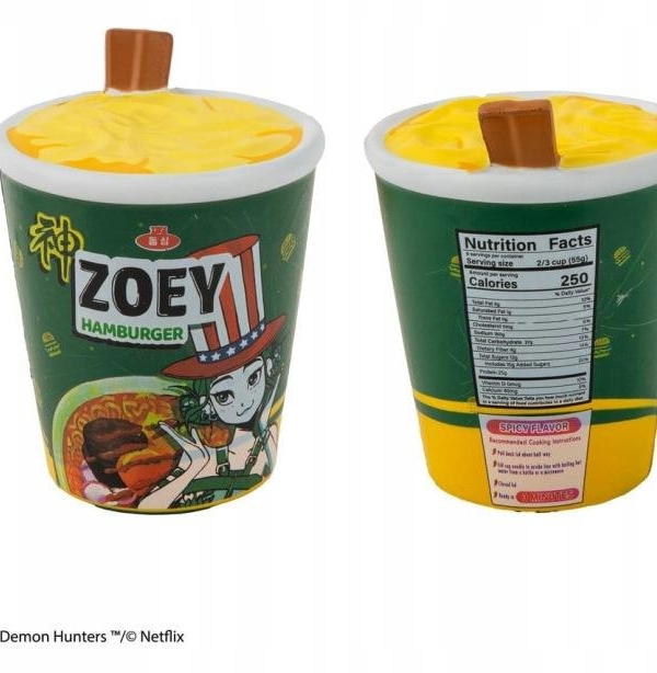 K-Pop Demon Hunters Squishy - Zoey Hamburger Noodles