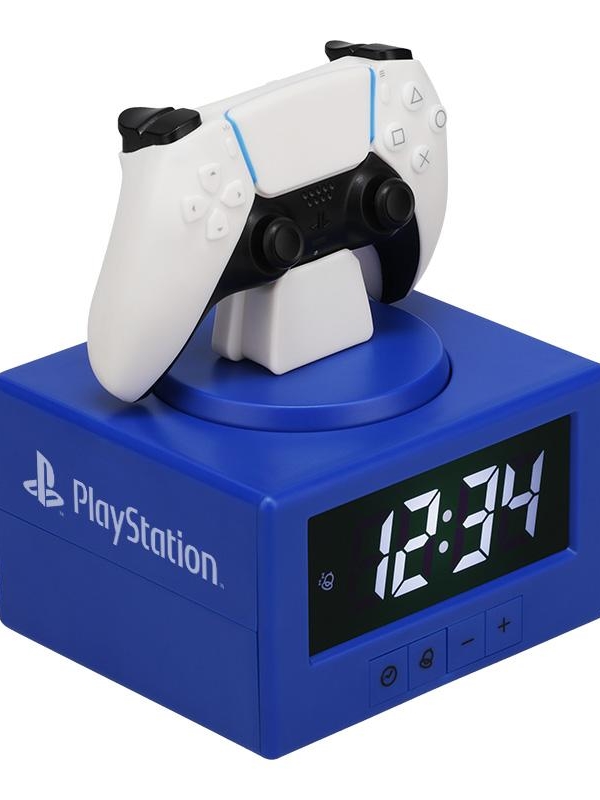 Playstation Controller Icon Alarm Clock (high: 16,3 cm)