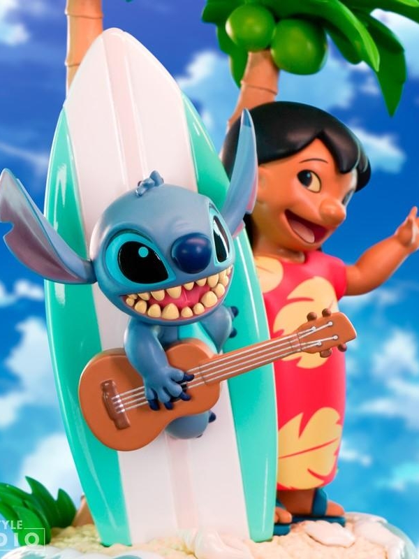DISNEY Lilo & Stitch figurin Surfboard