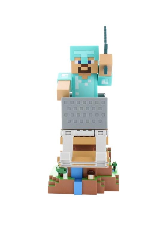 Minecraft - Steve in Diamond Armour phone & controller holder (high: 20 cm)