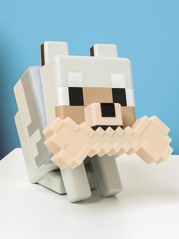 Minecraft Wolf GloBuddies Light (high: 14,30 cm)