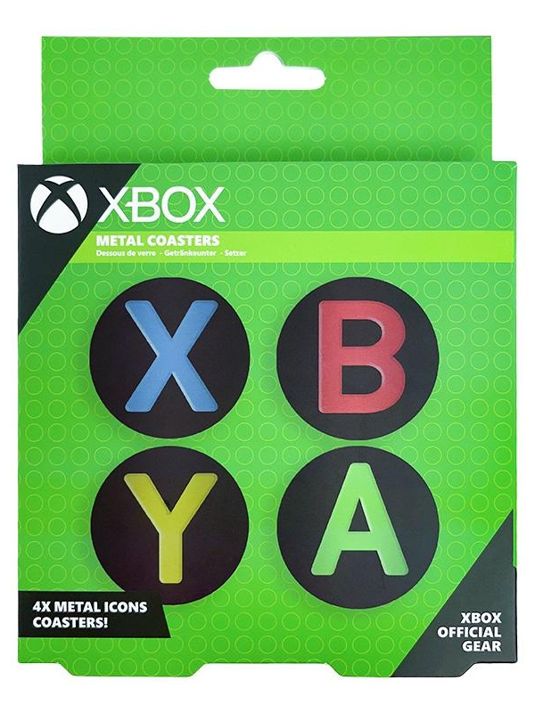 Xbox Metal Coasters (4 pcs)