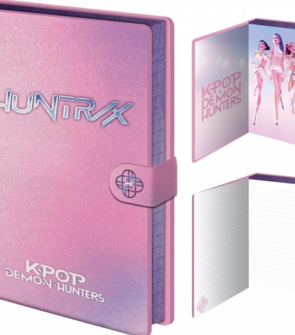 K-POP Demon Hunters premium Notebook with Claps