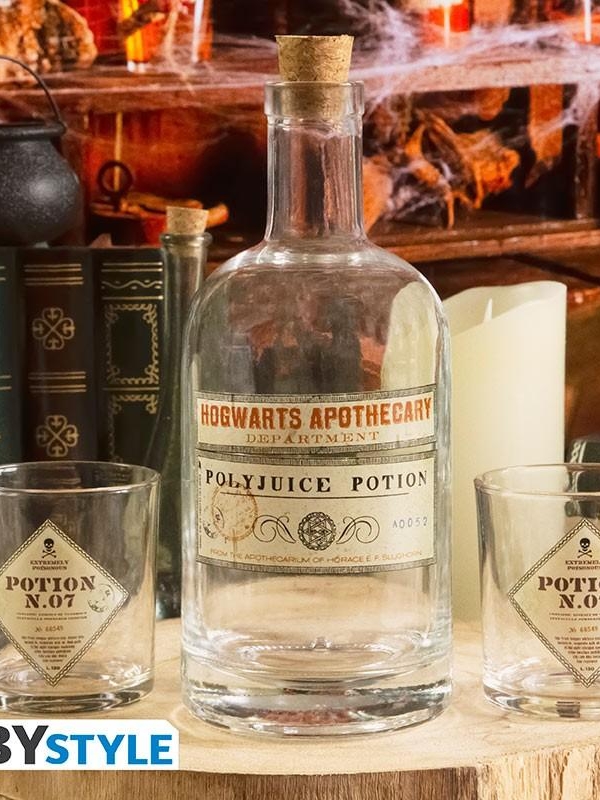 Harry Potter set: bottle and glasses - Potion