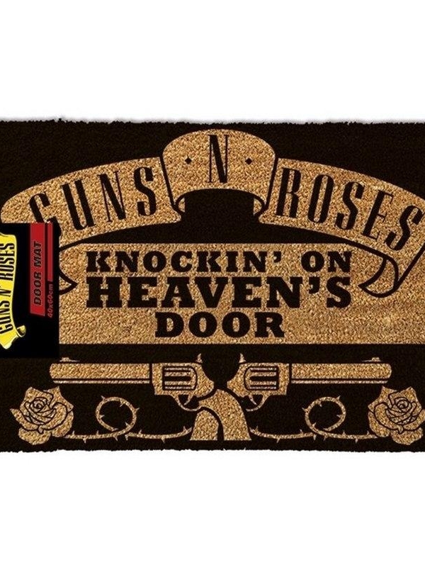 GUNS & ROSES (KNOCKIN ON HEAVENS DOOR) DOORMAT (60 x 40 cm)