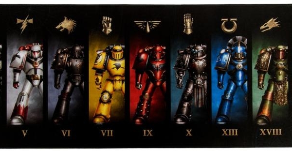 Warhammer 40,000: The Horus Heresy Loyalist Legion Desk Mat
