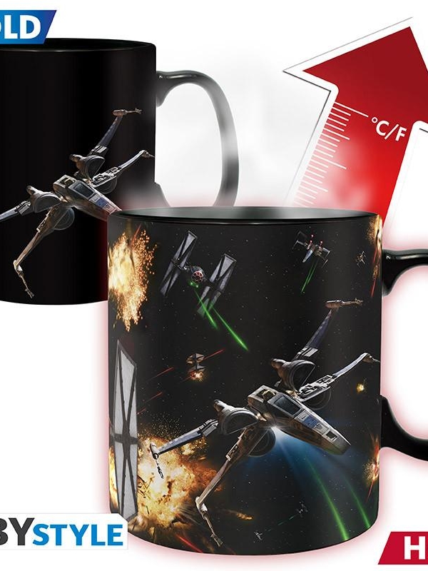 Star Wars mug heat change (460ml) - Space Battle