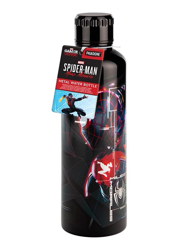 Marvel Miles Morales Metal Water Bottle