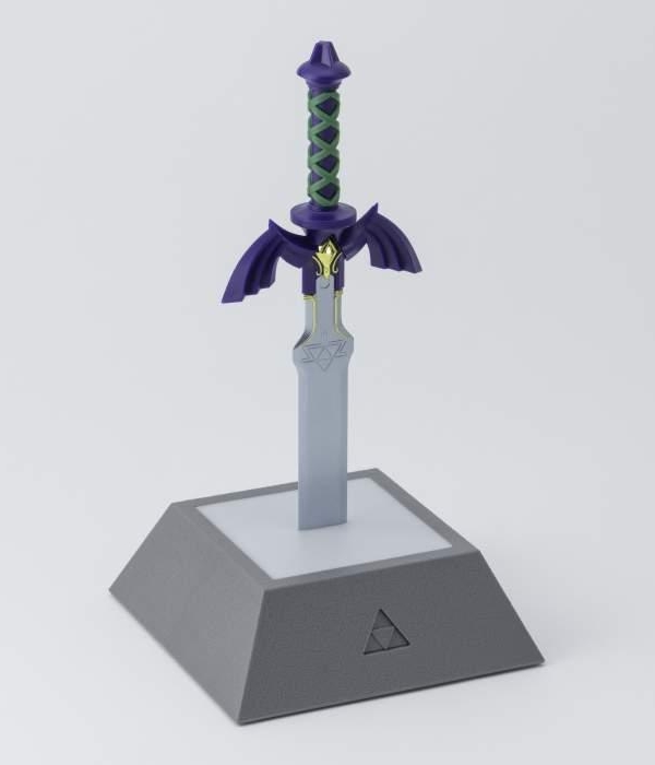 The Legend of Zelda Mini Master Sword Light (with Try Me button, high: 21 cm)