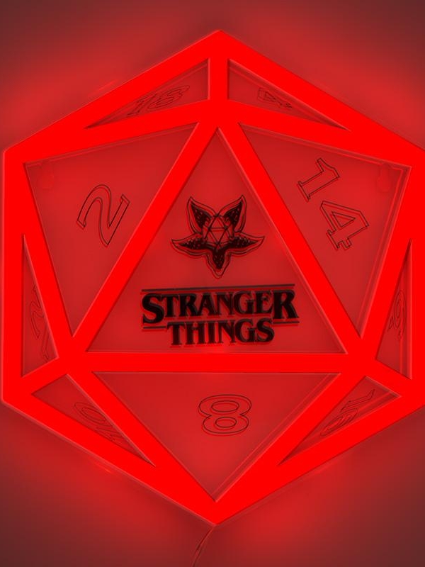 Stranger Things 5 Wall Mountable LED Neon Light (high: 24 cm)