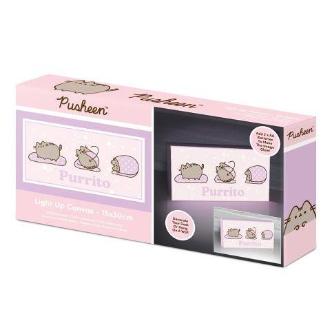 PUSHEEN (PURRITO) LIGHT UP CANVAS