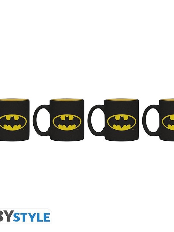 DC COMICS - Set 4 espresso mugs - Batman Iconic