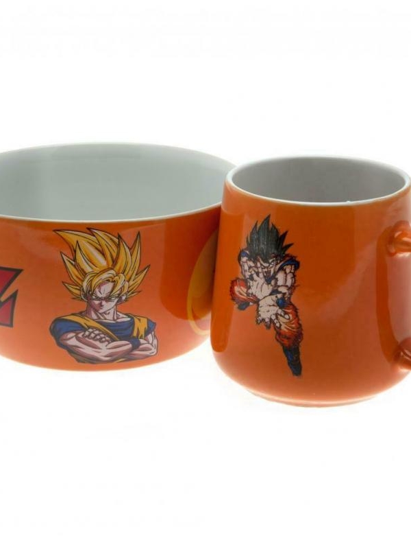Dragon ball Z Goku breakfast set: mug + bowl
