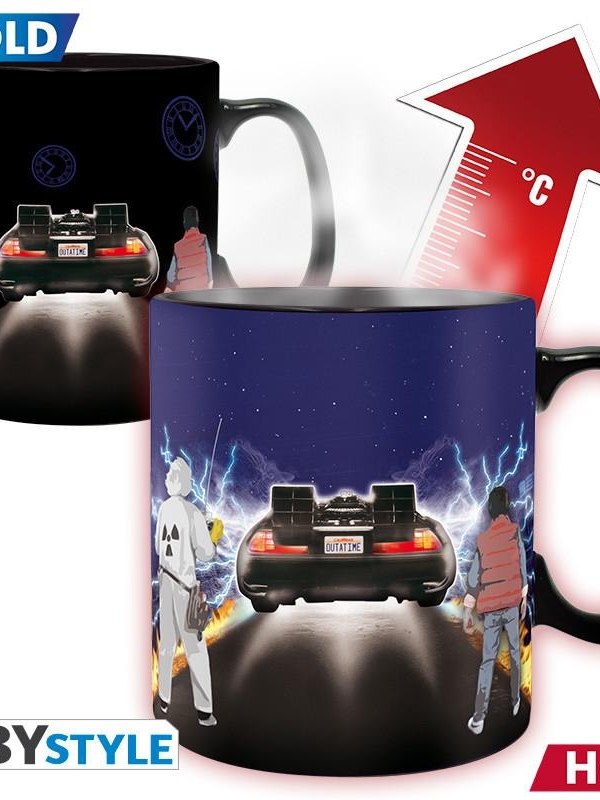 Back to the Future mug heat change (460 ml) - Time Machine
