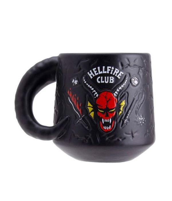 Stranger Things Hellfire Club Demon Embossed Mug