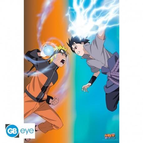 NARUTO SHIPPUDEN poster maxi (91,5x61 cm) - Naruto vs Sasuke