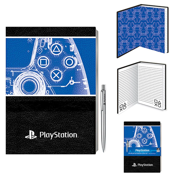 PLAYSTATION (X-RAY) set: A5 notebook plus pen