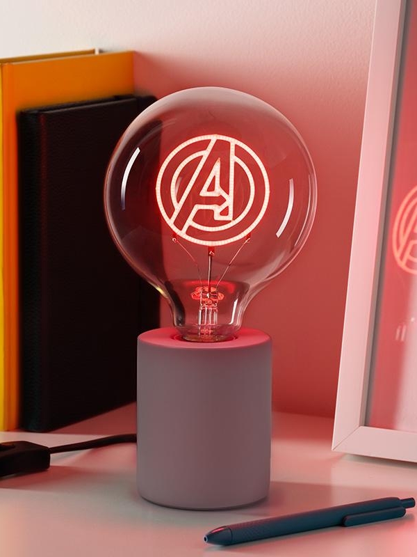 Marvel Avengers LED Neon Bulb Lamp (high: 24,3 cm)