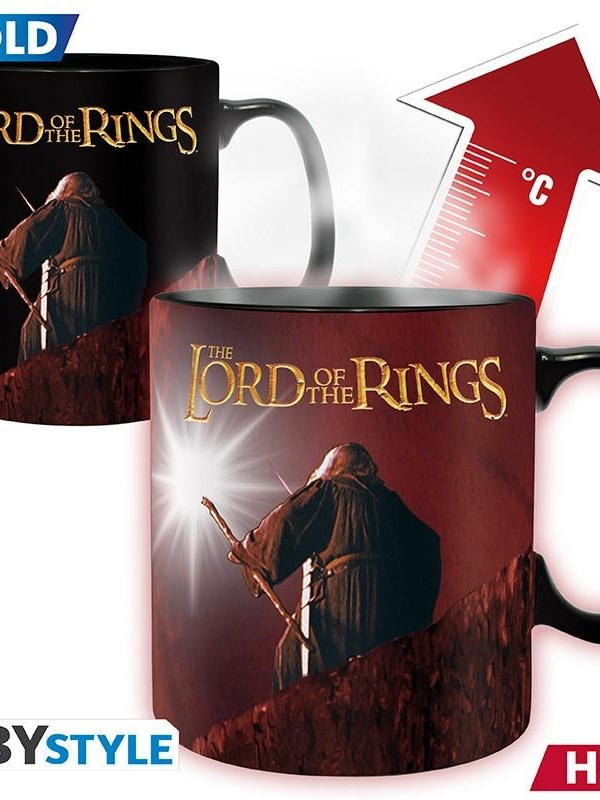 LORD OF THE RINGS Mug Heat Change You shall not pass