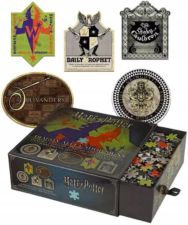Harry Potter Diagon Alley Shop Signs (1000 elements)
