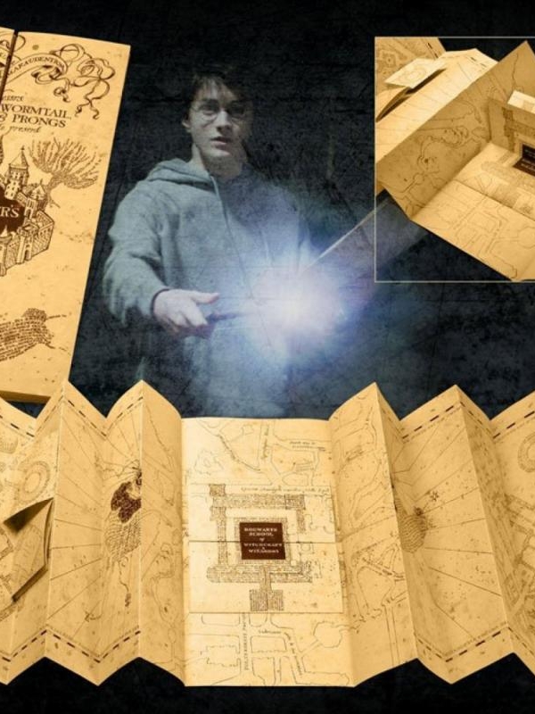 Harry Potter - Marauder's map (scale 1:1)