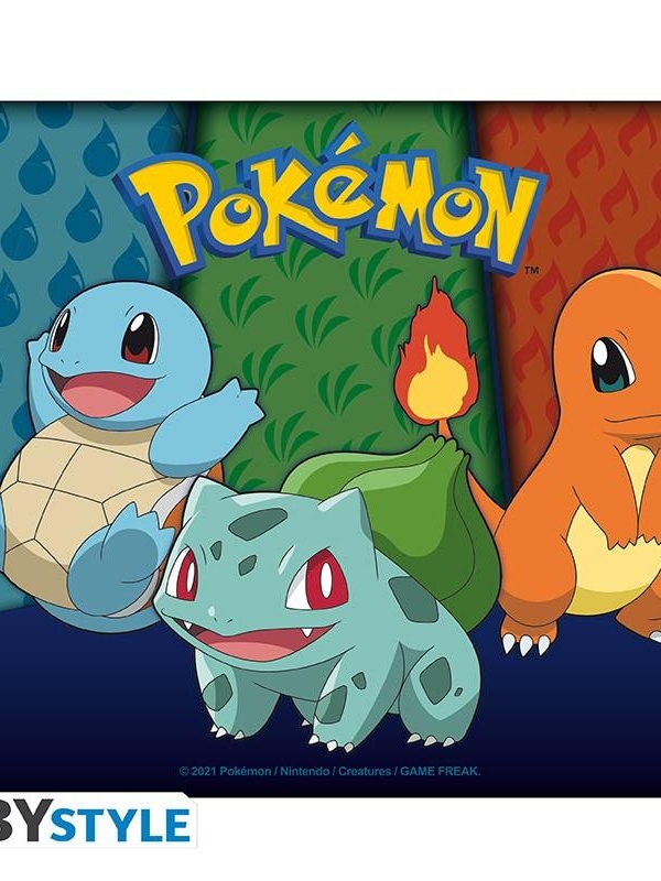 POKEMON - Flexible Mousepad - Starters Kanto