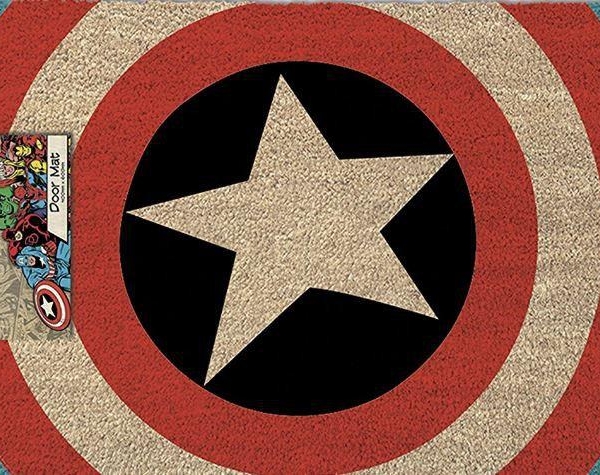 MARVEL CAPITAN AMERICA SHIELD DOORMATE