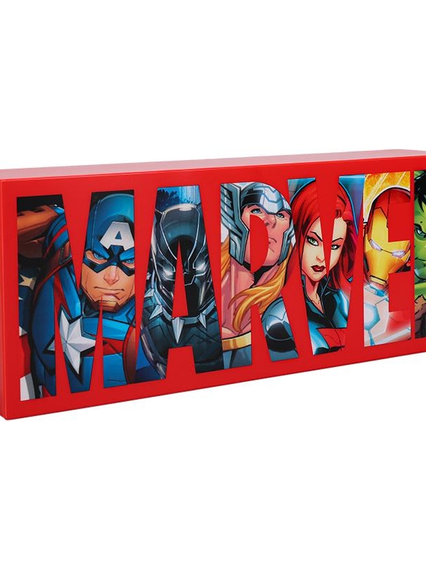 Marvel Avengers Logo Light Try Me Plinth