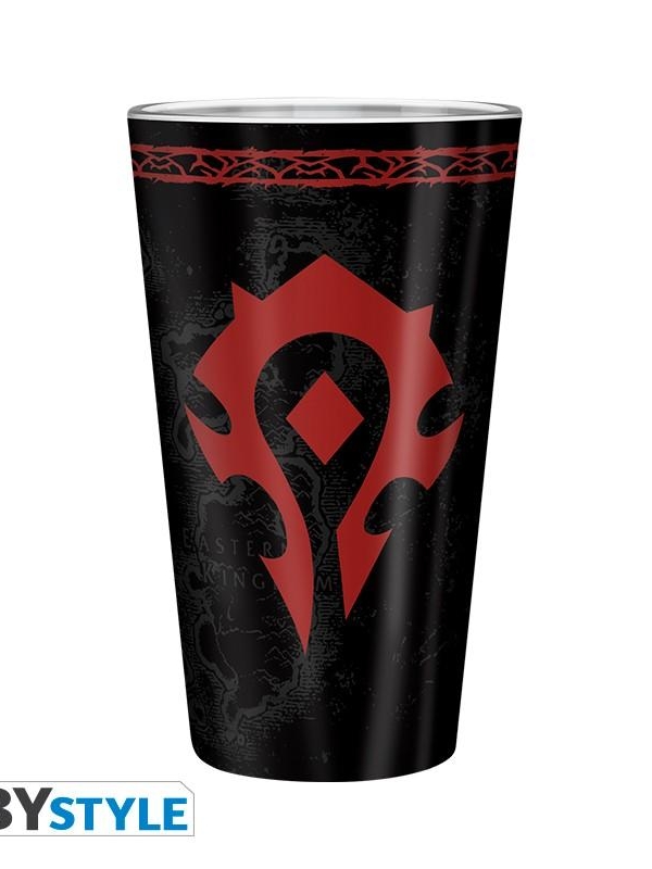 World of Warcraft large glass (400 ml) - Horde