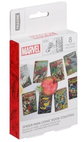 Marvel Spider-man Comic Book Coasters set (8 pcs)