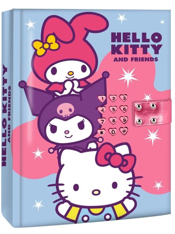 Hello Kitty secret diary with sound (code lock)