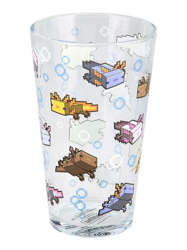 Minecraft Axolotl Glass