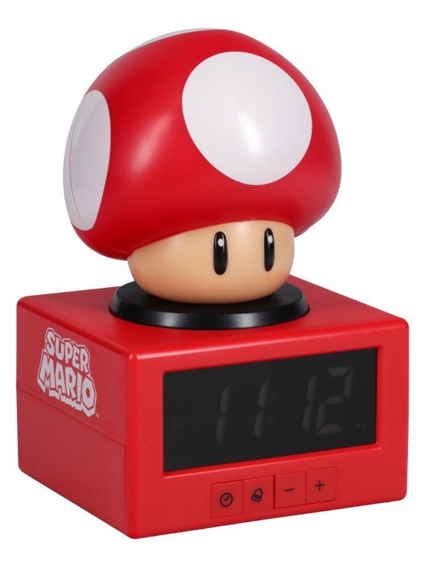 Super Mushroom Icon Alarm Clock (high: 16 cm)