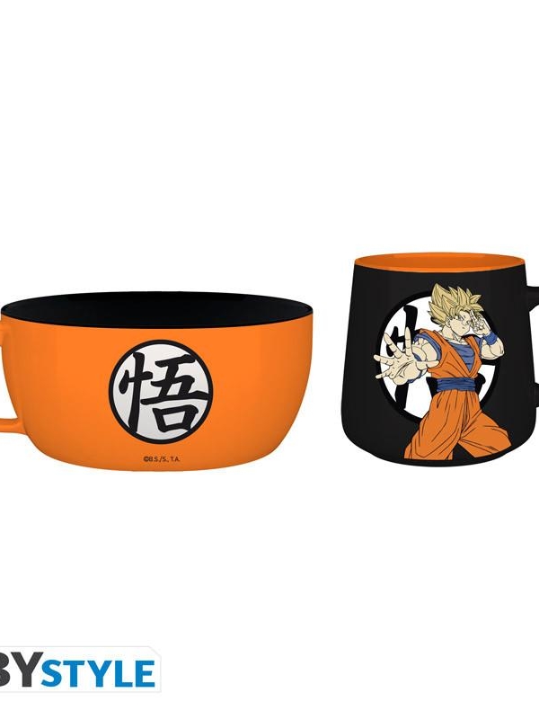DRAGON BALL - Breakfast Set Mug + Bowl - Goku