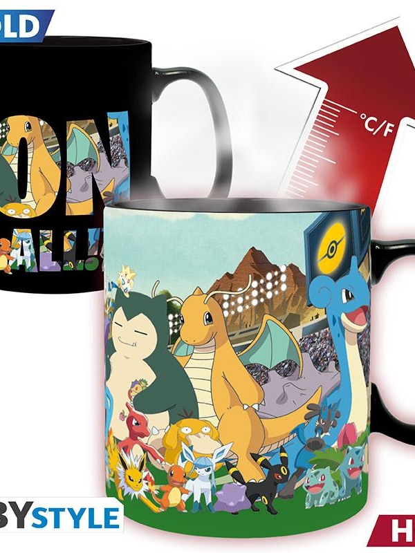 POKEMON mug heat change (460 ml) Gotta catch em all