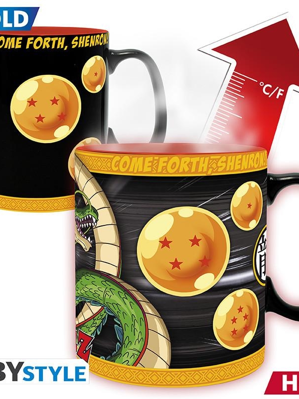 Dragon ball mug heat change (460 ml) - Shenron