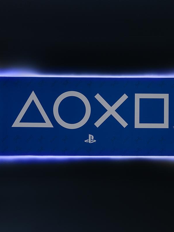 Playstation Light Up desk mat - mousepad (80 x 30 cm)