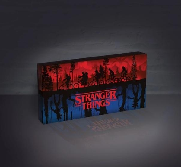 STRANGER THINGS (2 WORLDS) LIGHT UP CANVAS
