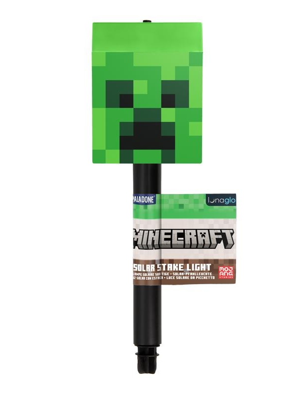 Minecraft Solar Stake Light - Creeper (high: 35 cm)