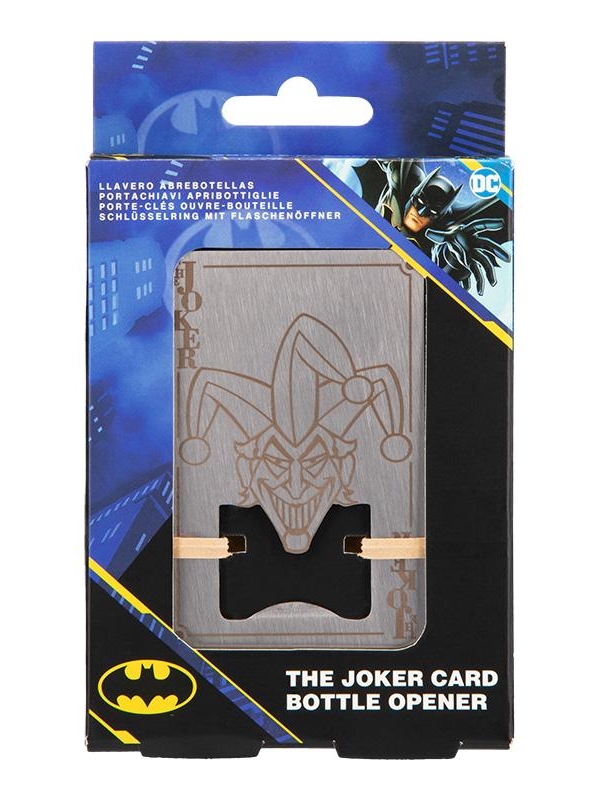 Dc Comics Joker Playing Card Bottle Opener