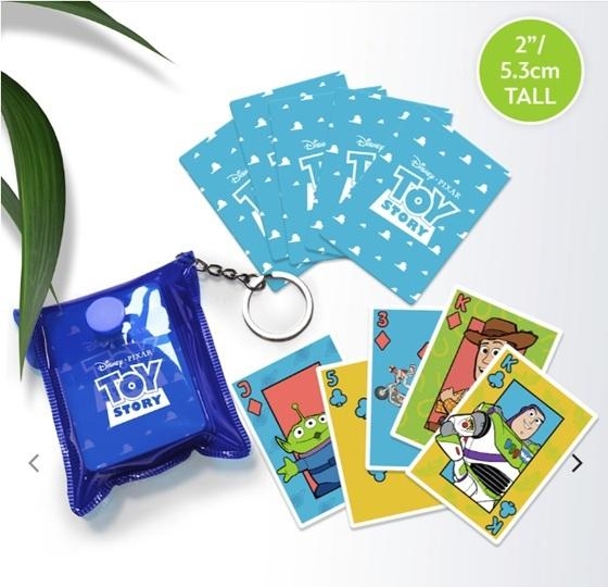 Toy Story Mini Playing Cards Keychain