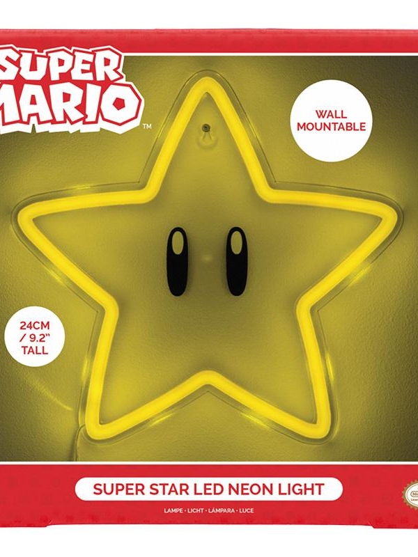 Super Star Wall Mountable LED Neon Light (high: 24 cm)