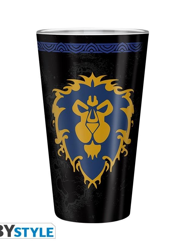World of Warcraft large glass (400 ml) - Alliance