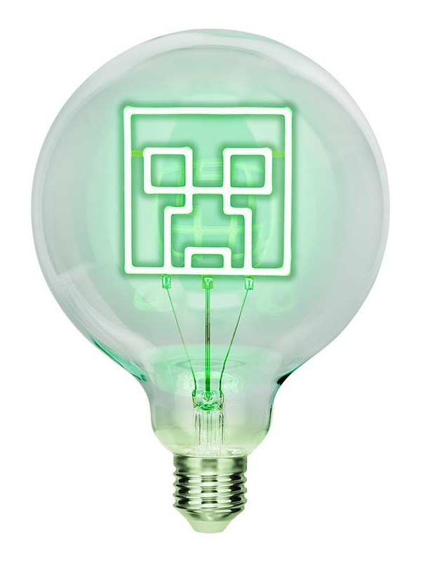 Minecraft Creeper LED Neon Bulb Only