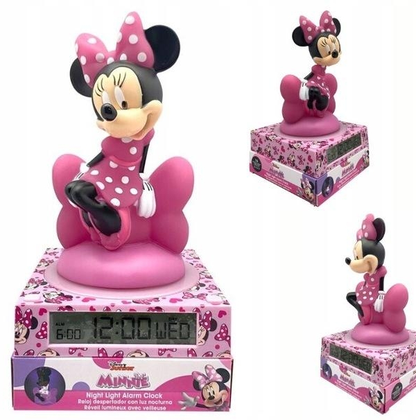 Disney Minnie Mouse 3D lamp with alarm