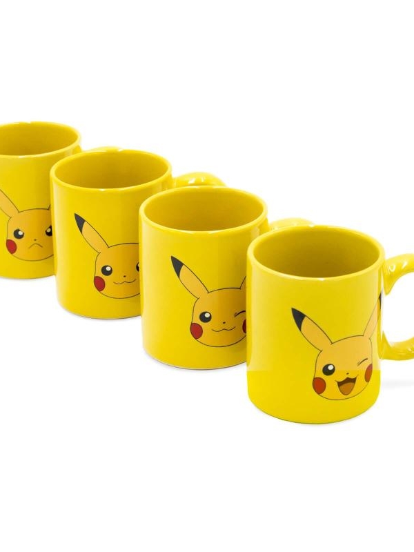 Pokemon set 4 espresso mugs - Pikachu