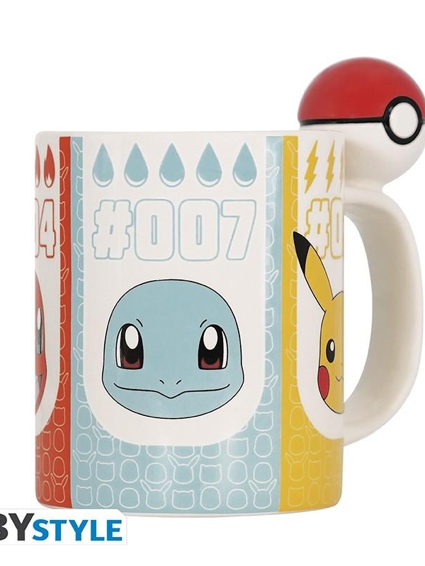 POKEMON Mug 3D handle Pokeball