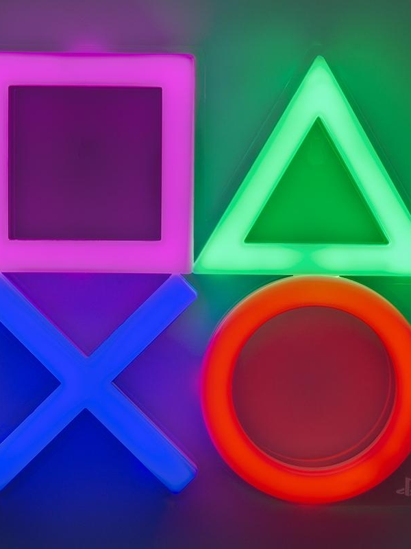 Playstation Wall Mountable LED Neon Light (high: 25 cm)